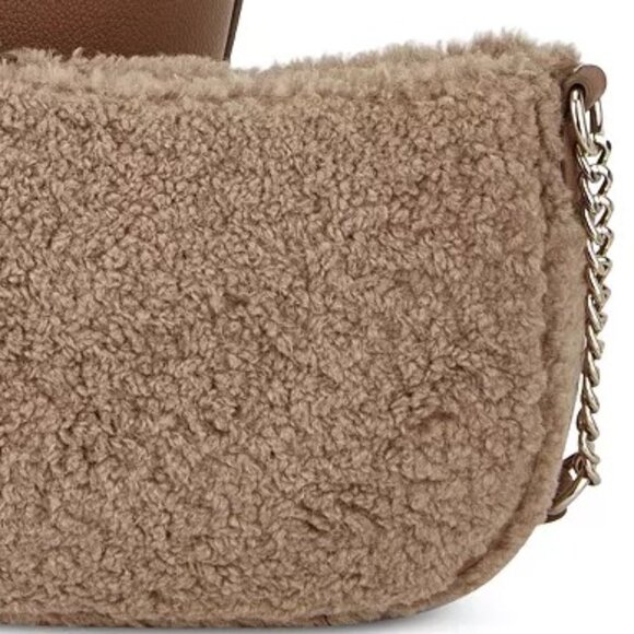 NWT INC Fleece Crossbody oak/camel - Picture 4 of 10